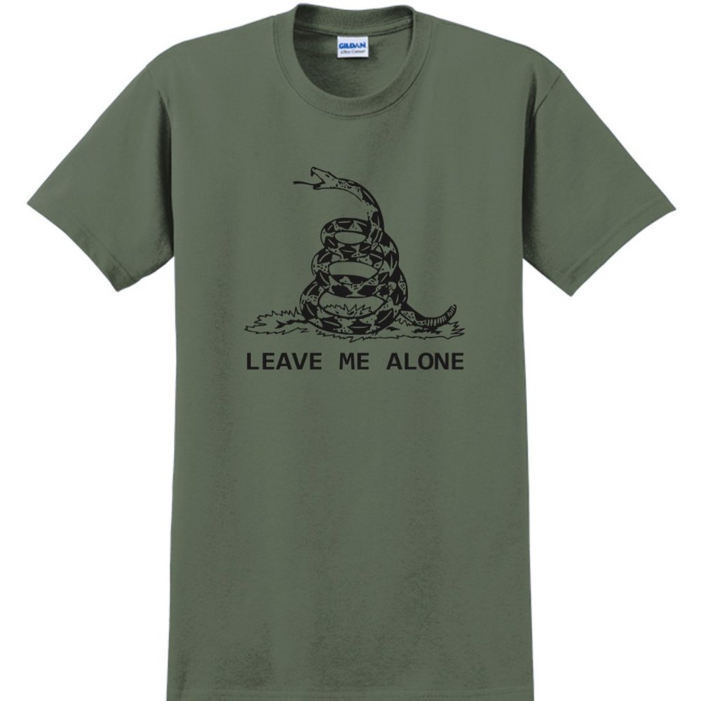 LEAVE ME ALONE - GADSDEN Revised Men's NEW TShirt